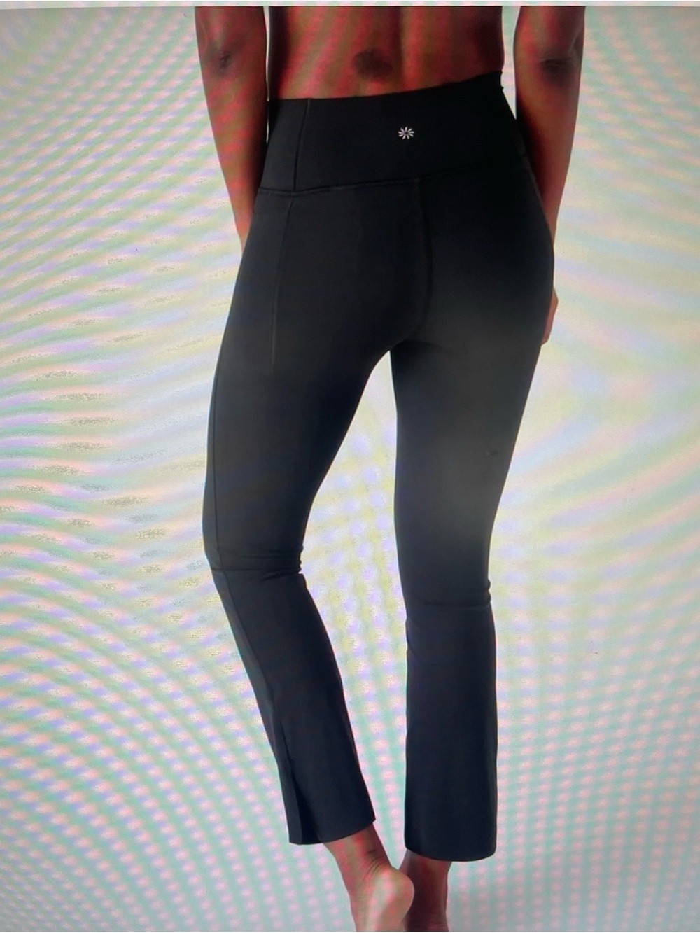 Athleta Transcend Stash Crop Straight Leg Pants, Black, Size Large Petite (LP) - Picture 11 of 11